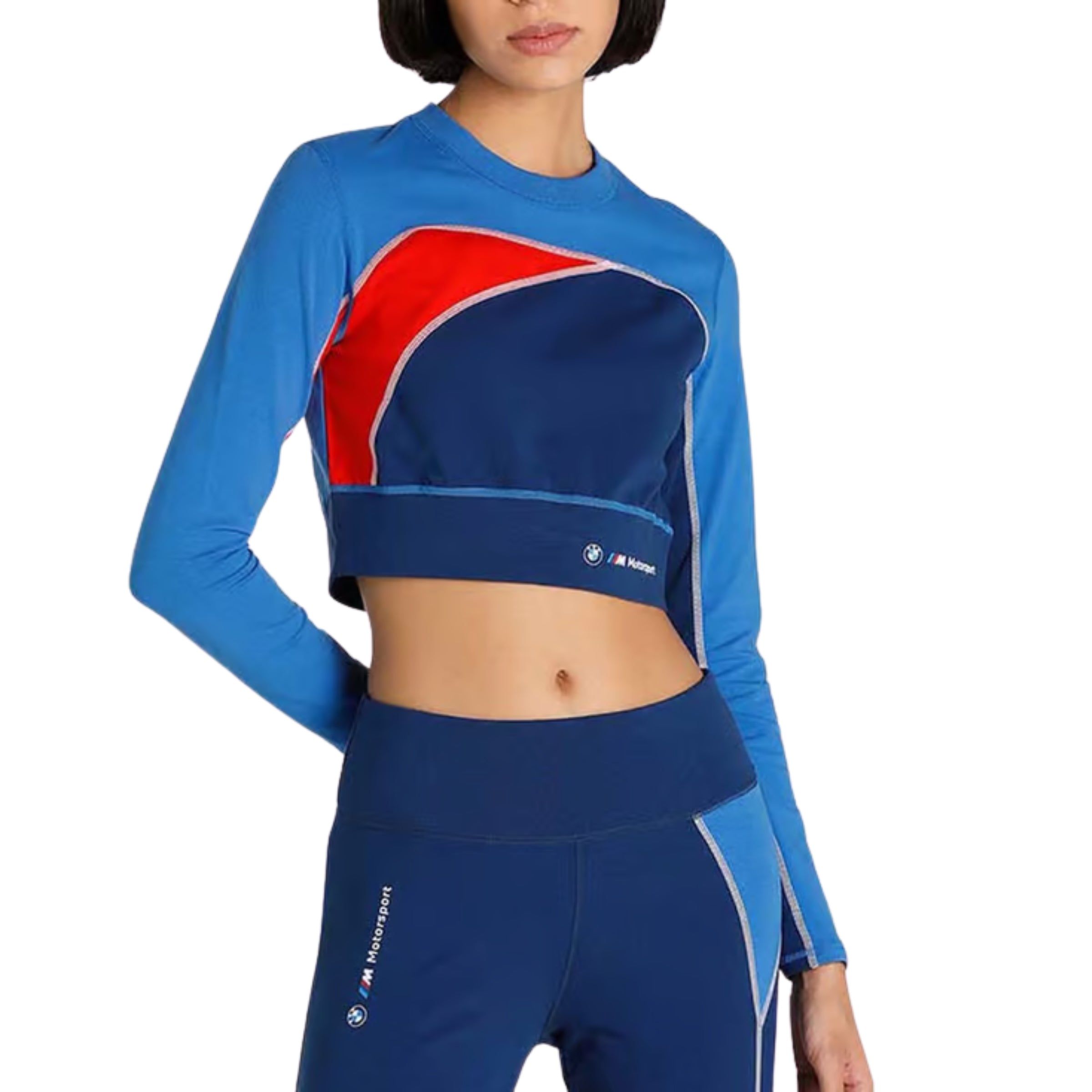 Puma T-Shirt Ladies L/S Bmw Mms Estate Blue